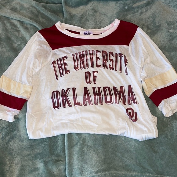 University of Oklahoma 3/4 Sleeve Baseball Tee - Picture 1 of 3